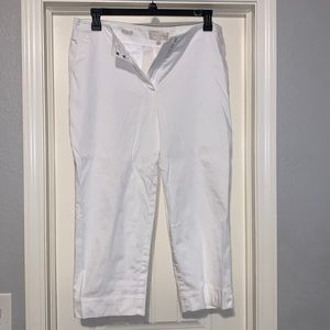 Talbots Signature Capris White Size 16
